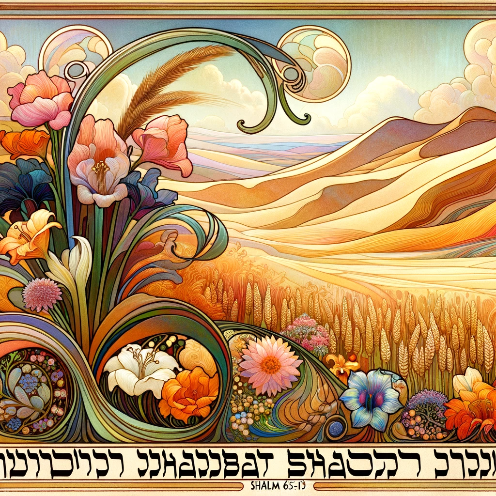 DALL·E-2023-12-29-14.37.44—An-Art-Nouveau-painting-inspired-by-Psalm-65_12-13,-depicting-a-flowering-desert.-The-artwork-should-showcase-the-flowing,-natural-lines-and-organic-f.png